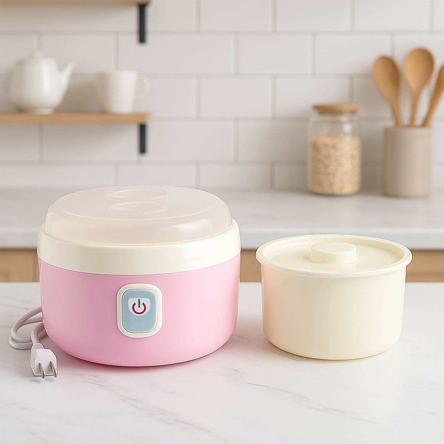 Yogurt Maker Machine, Plastic Container Electric Yogurt Maker Yogurt Maker Machine, Plastic Container Electric Yogurt Maker